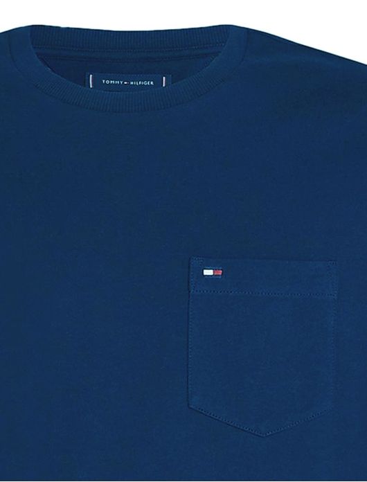 Tommy Hilfiger T-shirt blauw Plus Size