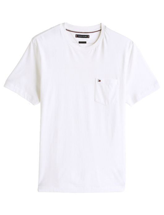 Tommy Hilfiger T-shirt wit borstzak