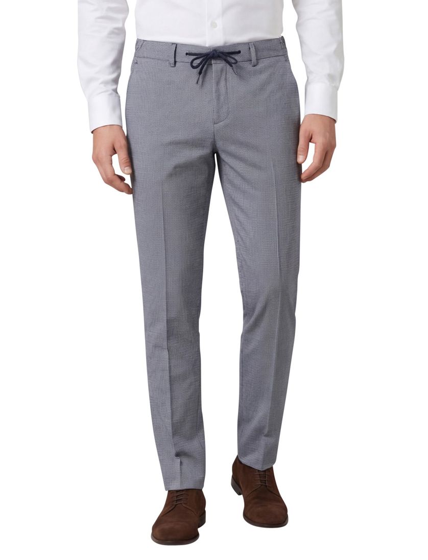 Born With Appetite pantalon mix en match blauw met ruiten