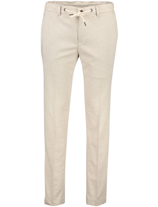 Born with appetite pantalon beige geruit