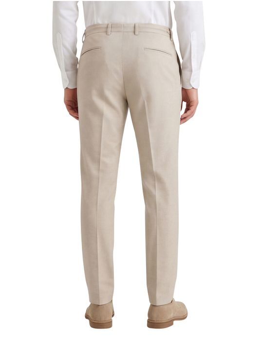 Born with appetite pantalon beige geruit