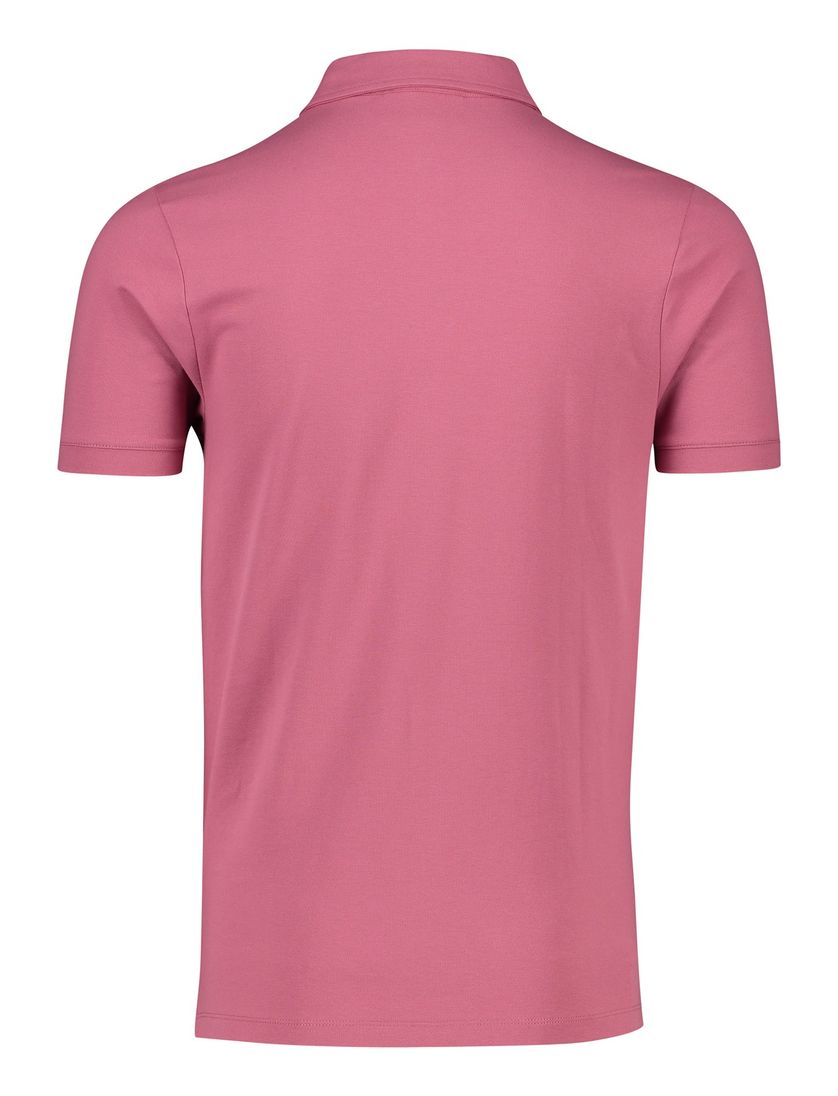 Born with appetite polo roze katoen