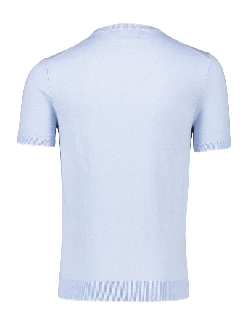 Born With Appetite T-shirt lichtblauw normale fit