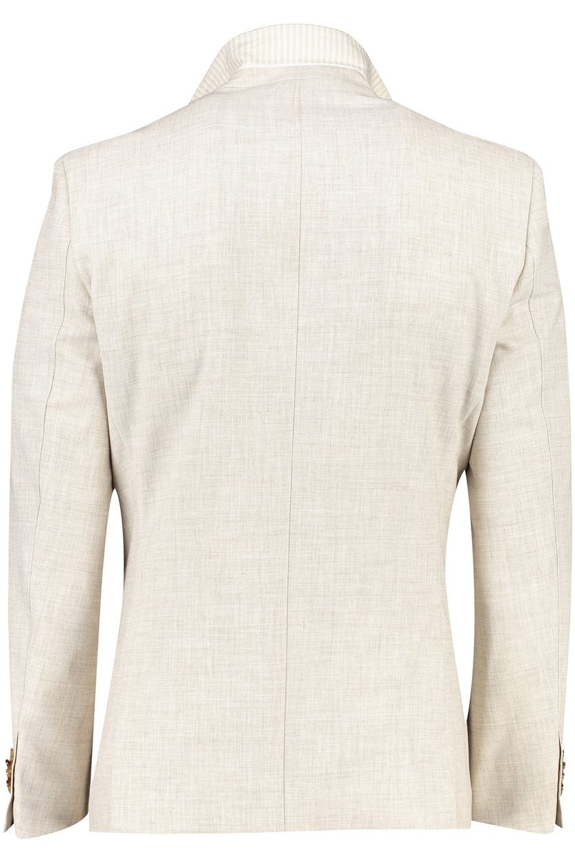 Portofino colbert beige normale fit gemêleerd