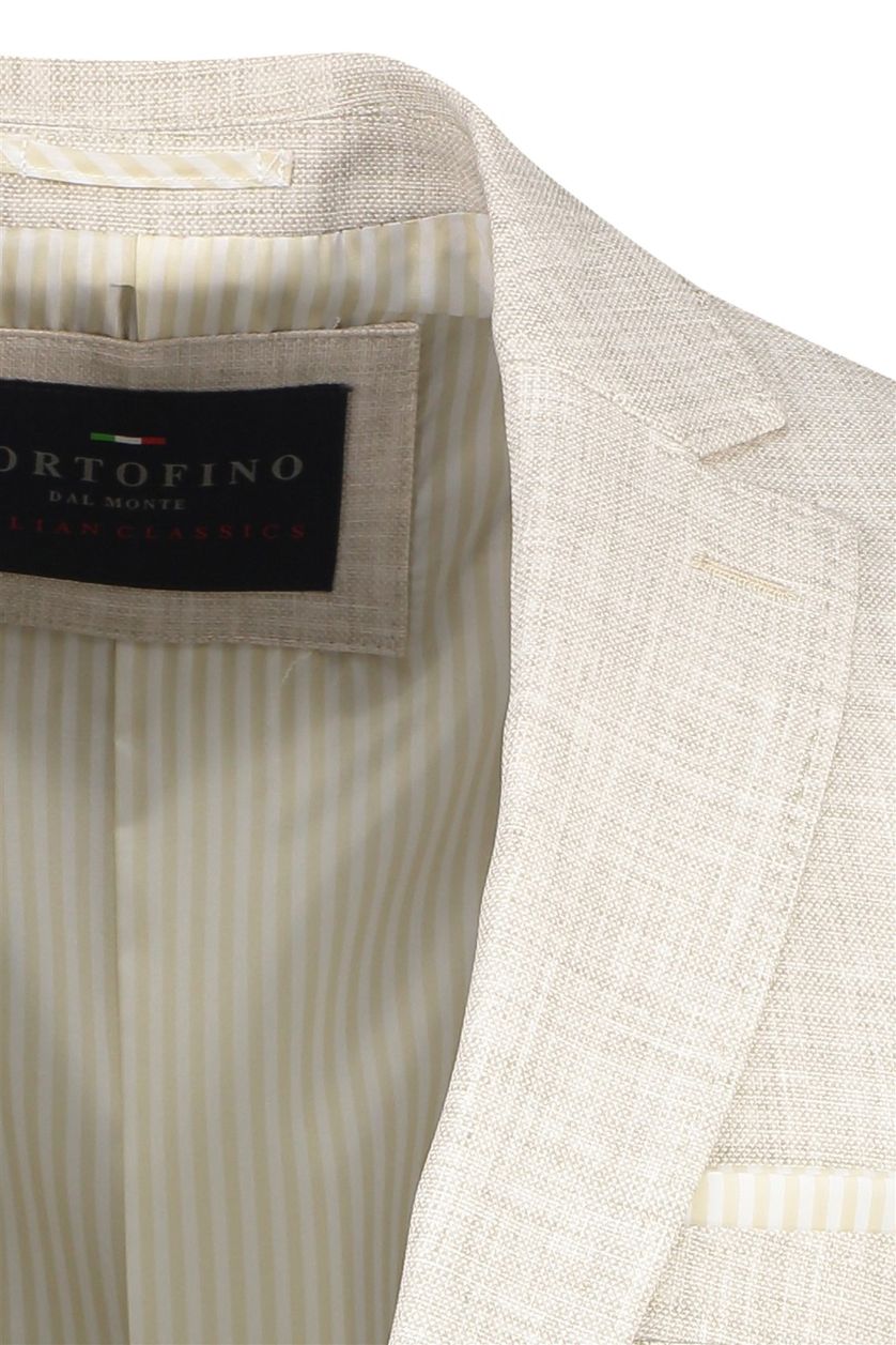 Portofino colbert beige normale fit gemêleerd