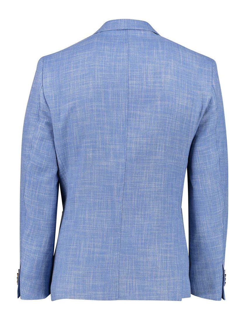 Lichtblauw colbert Portofino gemêleerd