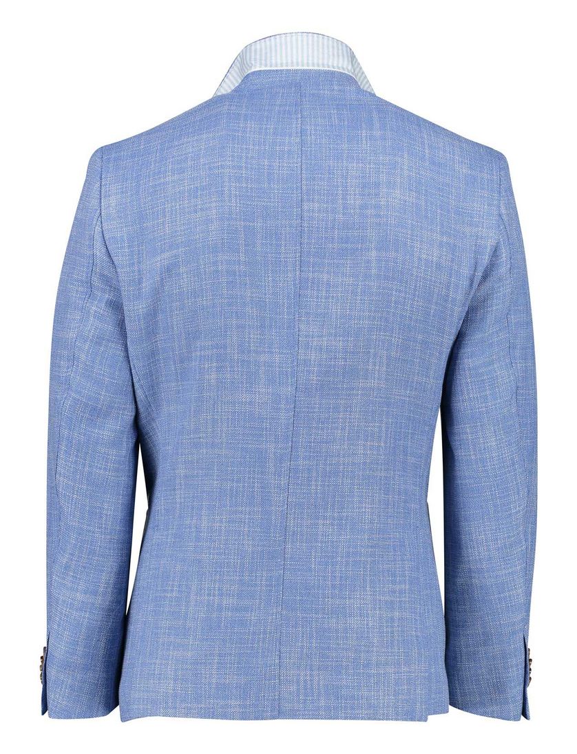 Lichtblauw colbert Portofino gemêleerd