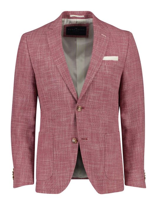 Portofino colbert LEEK rood gemeleerd