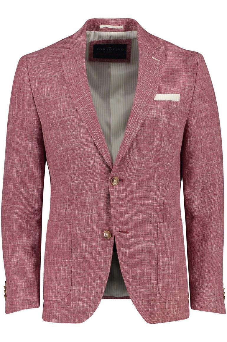 Portofino colbert LEEK rood gemeleerd