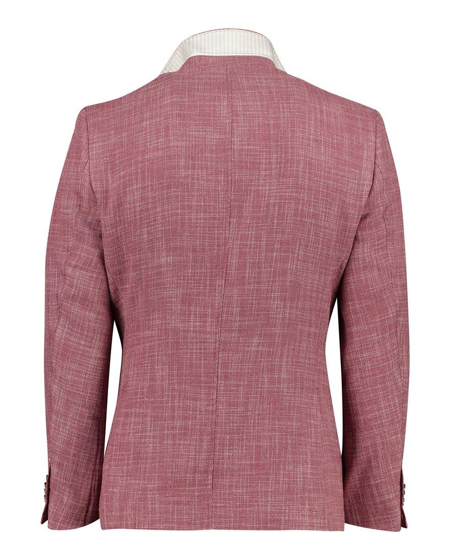 Portofino colbert rood gemêleerd normale fit