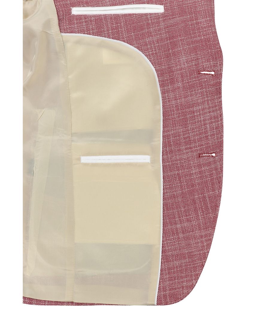 Portofino colbert rood gemêleerd normale fit