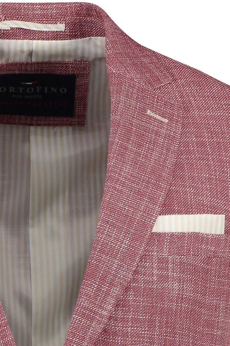 Portofino colbert LEEK rood gemeleerd