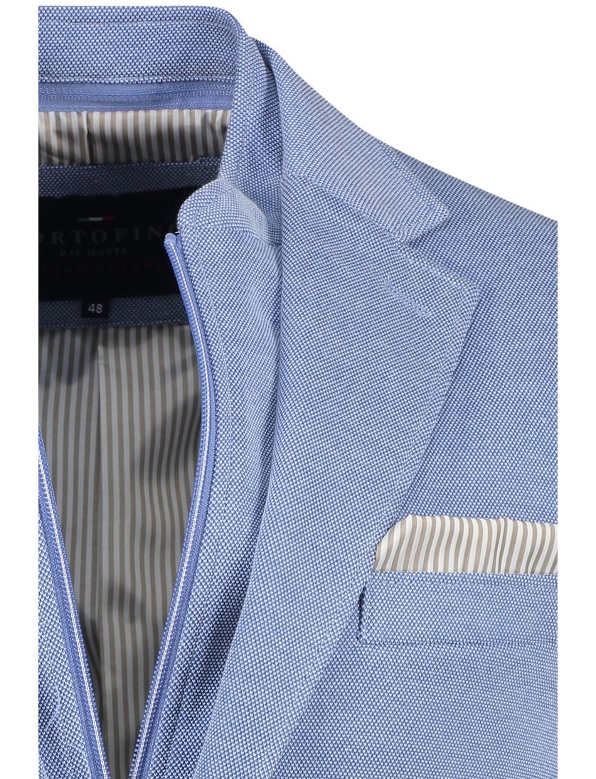 Portofino Lommer colbert borstzak katoen blauw