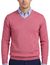 katoenen Portofino trui v-hals effen rood