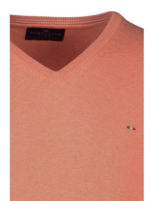 Portofino trui v-hals Vince peach