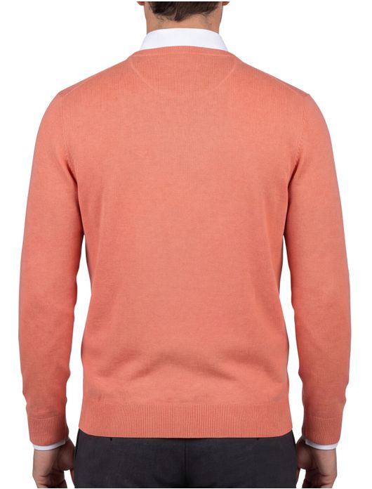 Portofino trui v-hals Vince peach