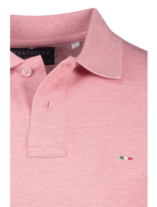 Portofino polo lichtroze 2-knoops