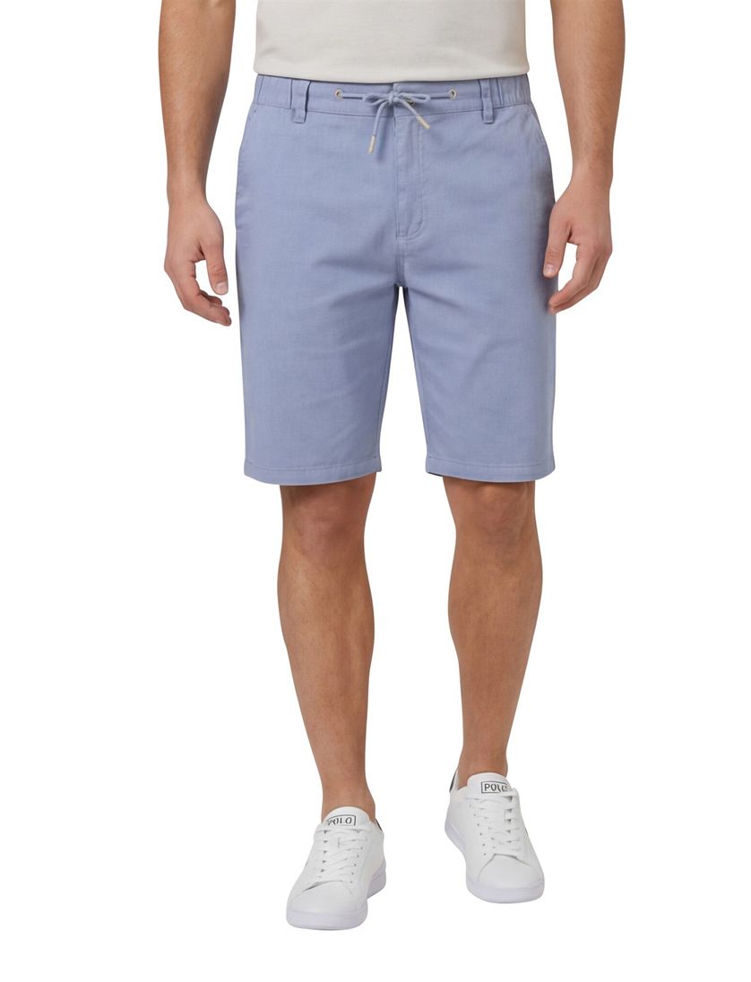 Portofino korte broek katoen lichtblauw
