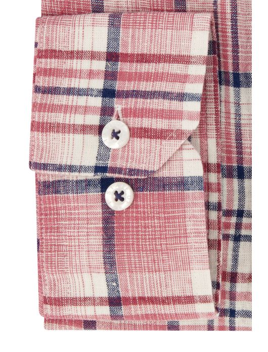 State of Art overhemd roze geruit