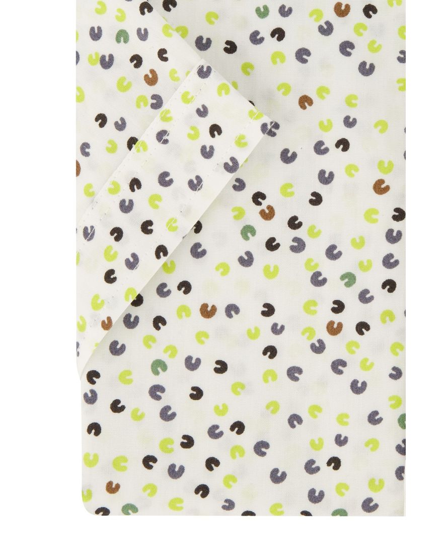 State of Art casual overhemd korte mouw wijde fit groen