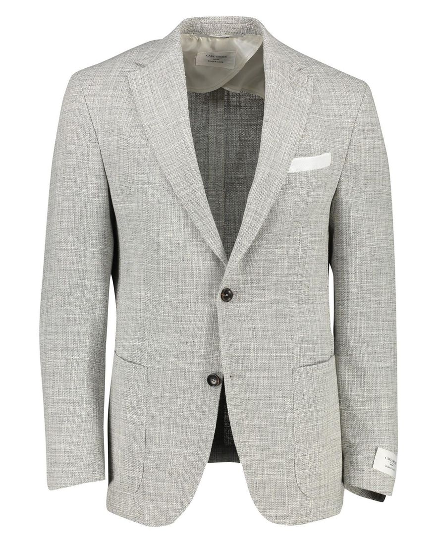 Carl Gross colbert grijs gemêleerd modern fit black concept