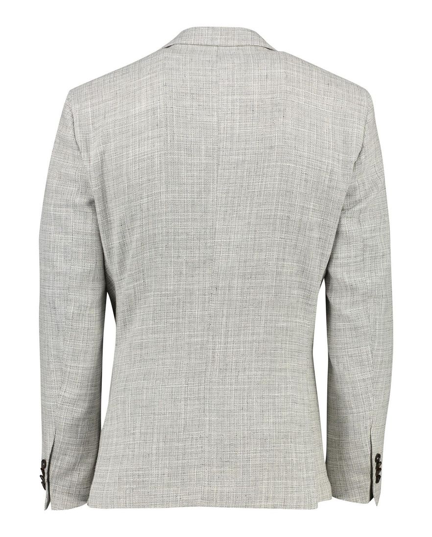 Carl Gross colbert grijs gemêleerd modern fit black concept