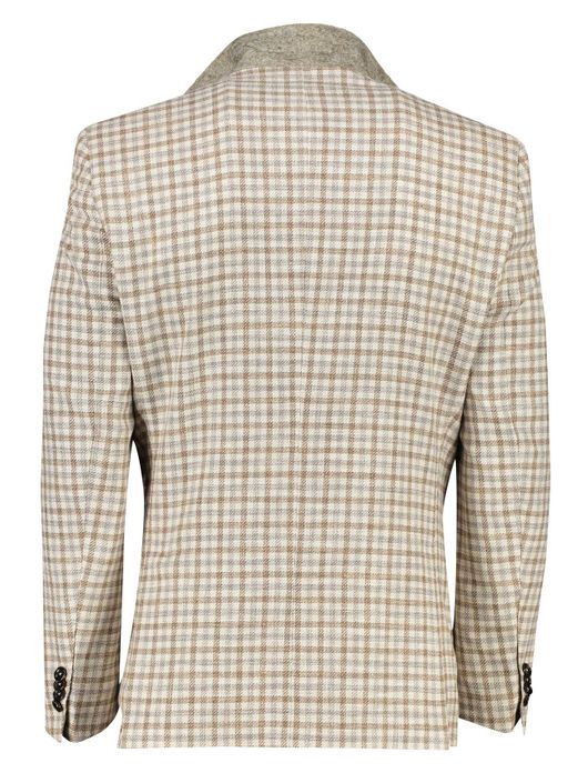 Carl Gross colbert bruin geruit