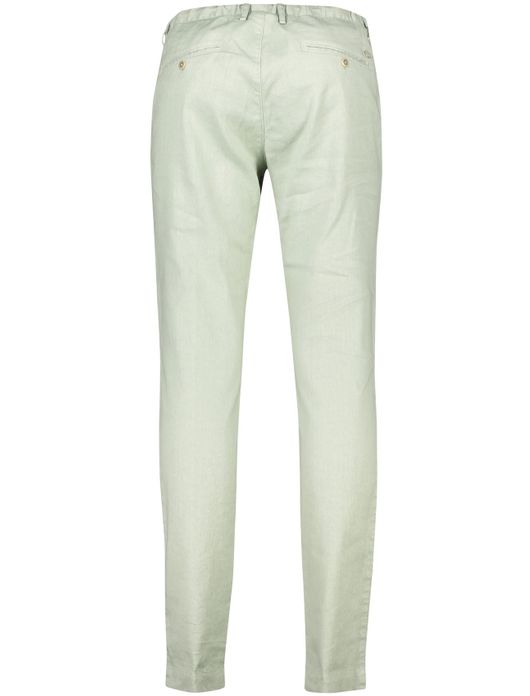Alberto slim fit Performance chino linnen groen