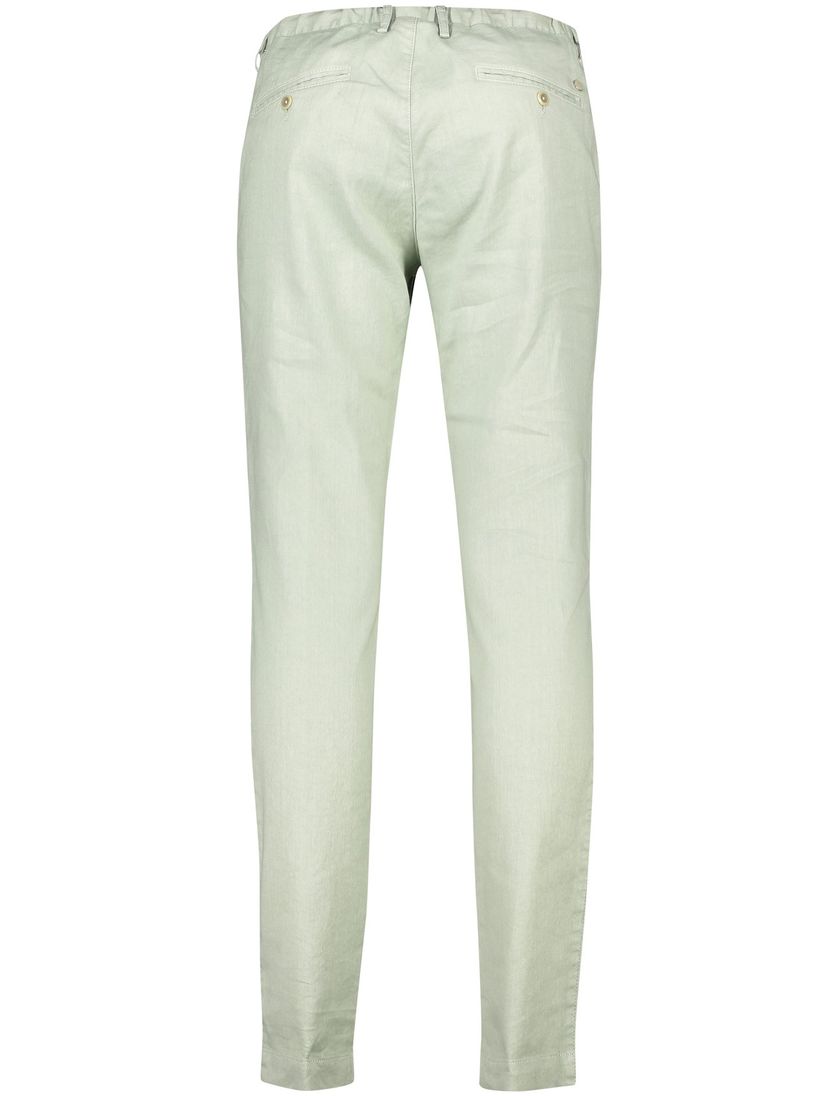 Katoenen Alberto slim fit Performance chino groen