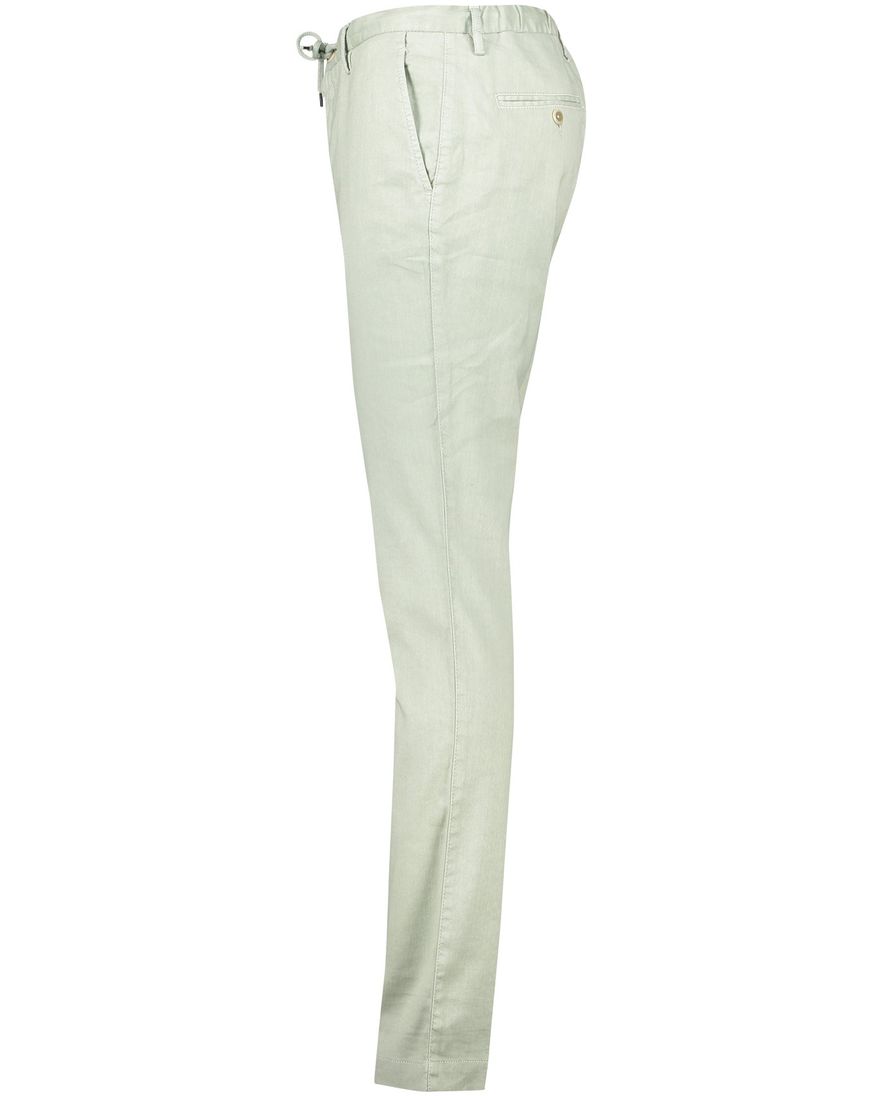 Alberto Performance chino katoen effen groen slim fit