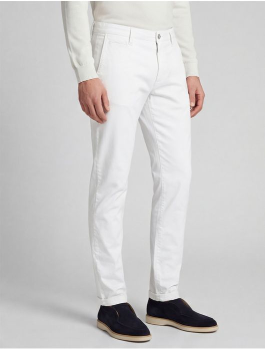 Alberto pantalon lichtgrijs rob slim fit
