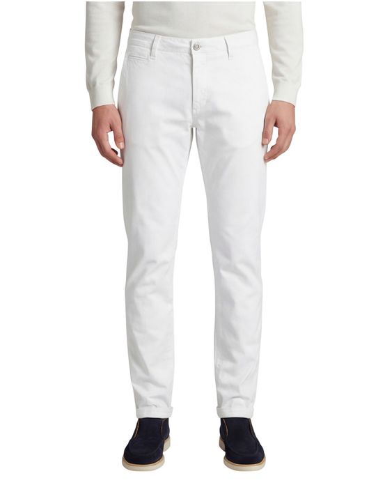 Alberto pantalon lichtgrijs rob slim fit