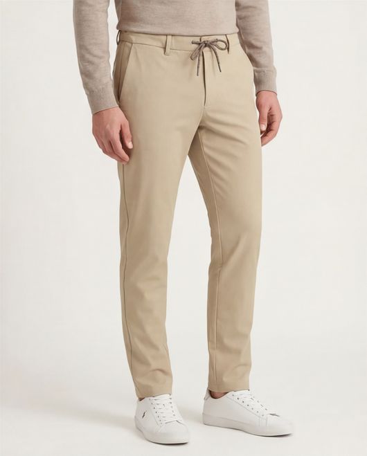 Alberto pantalon beige mover slim fit