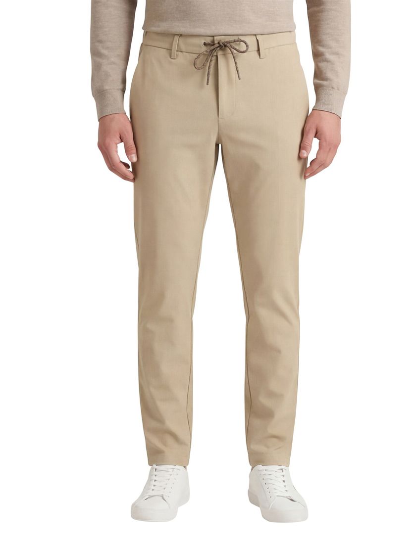 Alberto pantalon beige mover slim fit stretch