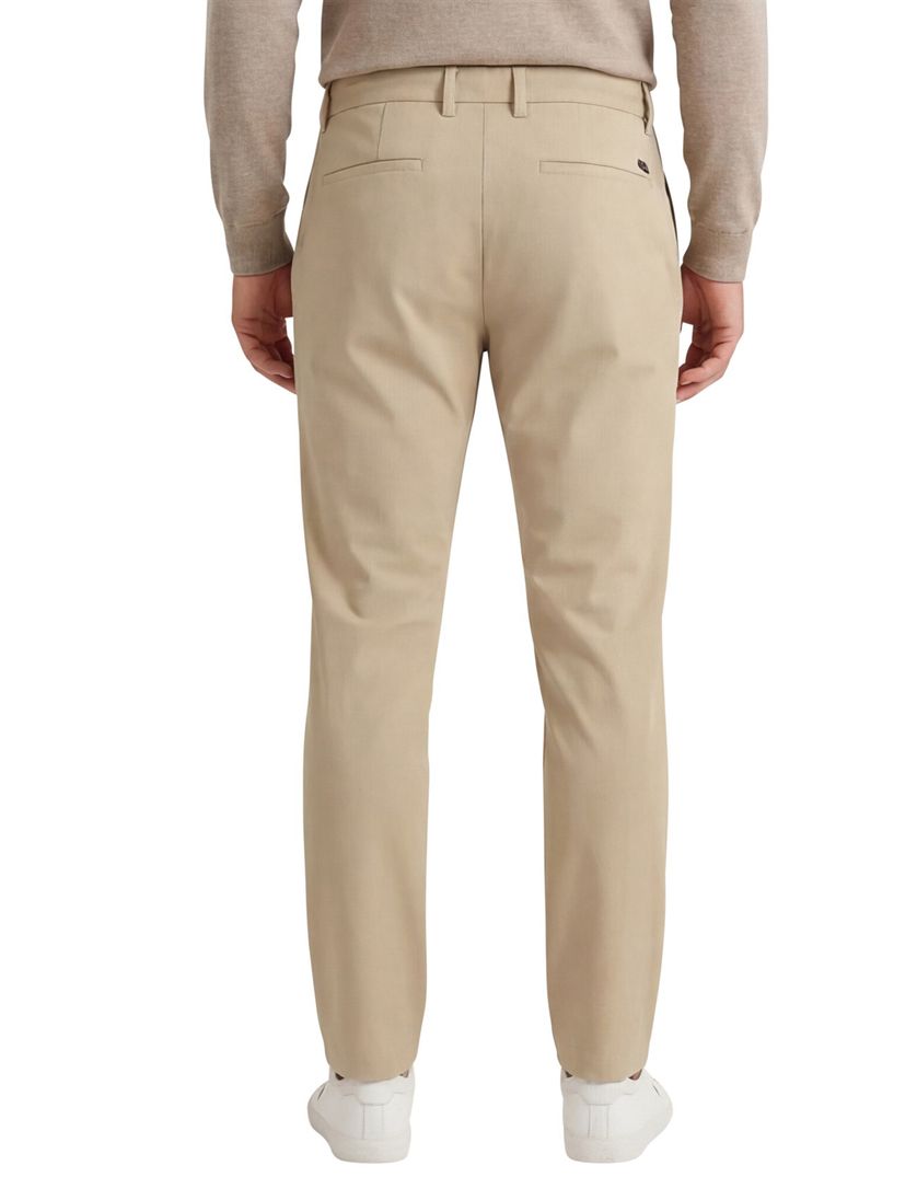 Alberto pantalon beige mover slim fit stretch