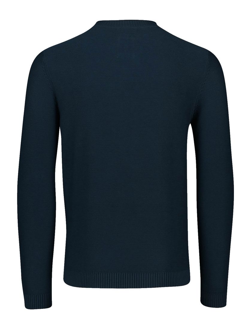 Camel Active trui ronde hals donkerblauw katoen