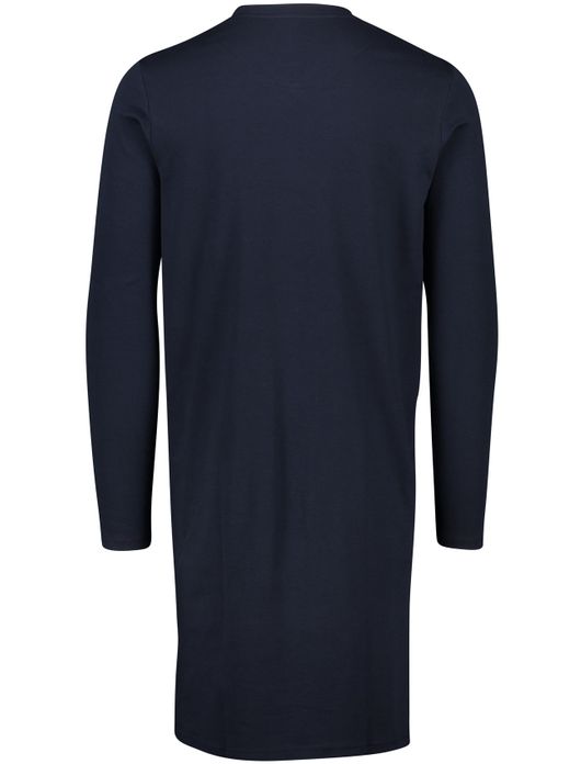 Schiesser nachthemd donkerblauw effen