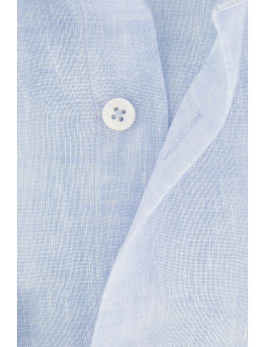 Cavallaro overhemd lichtblauw 100% linnen
