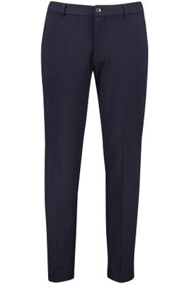 Cavallaro Cavallaro Zengio chino met elastische band donkerblauw effen