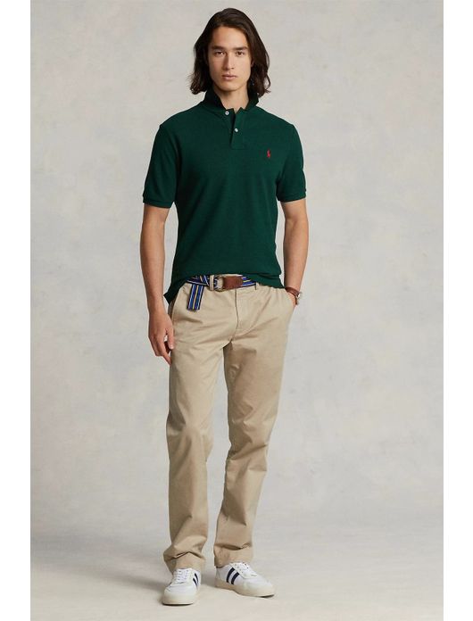 Ralph Lauren polo groen custom slim fit