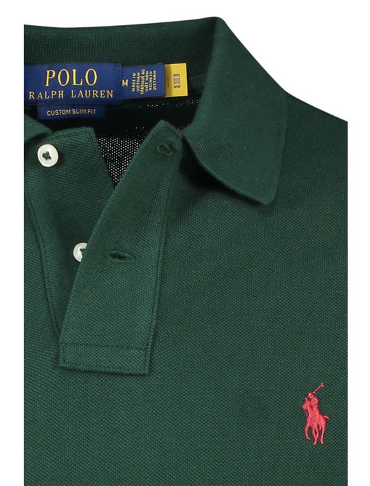 Ralph Lauren polo groen custom slim fit
