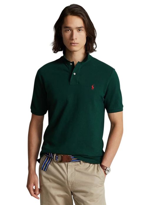 Ralph Lauren polo groen custom slim fit