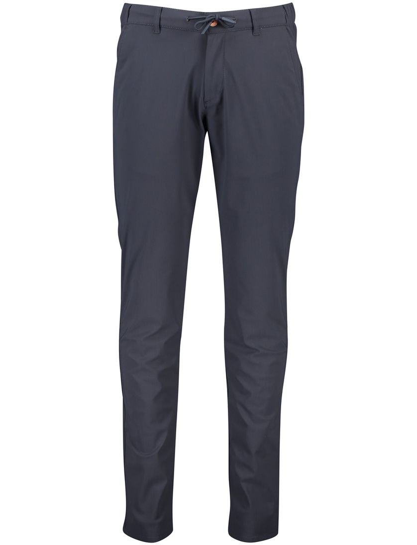 North84 Pantalon chino effen antraciet normale fit