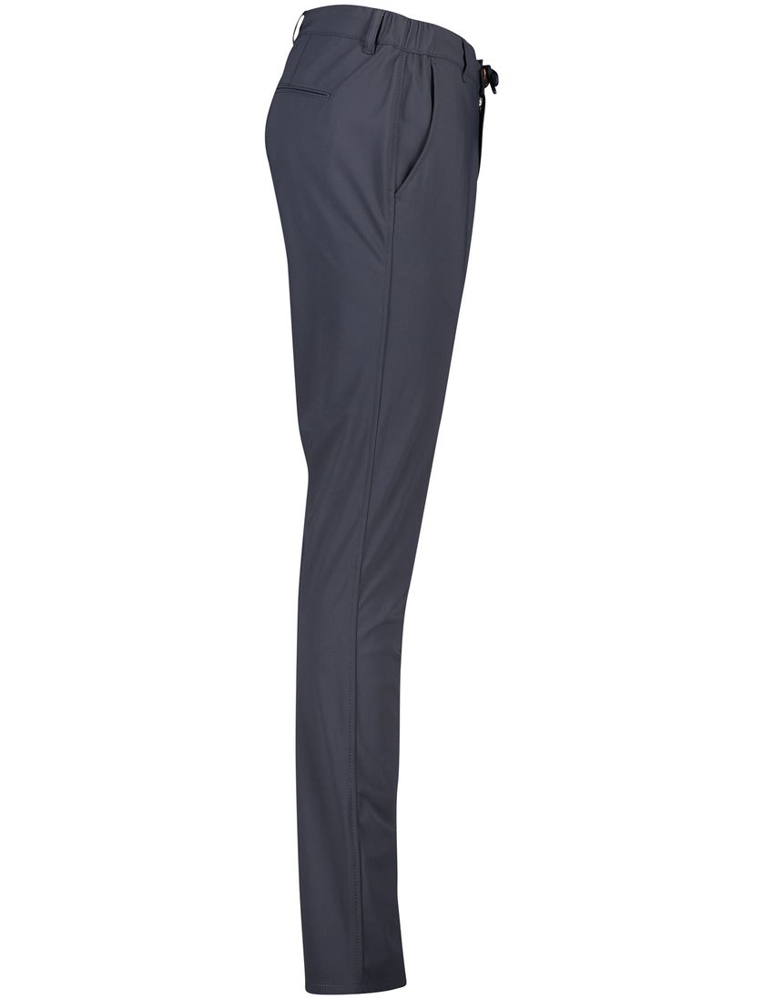 North84 Pantalon chino effen antraciet normale fit