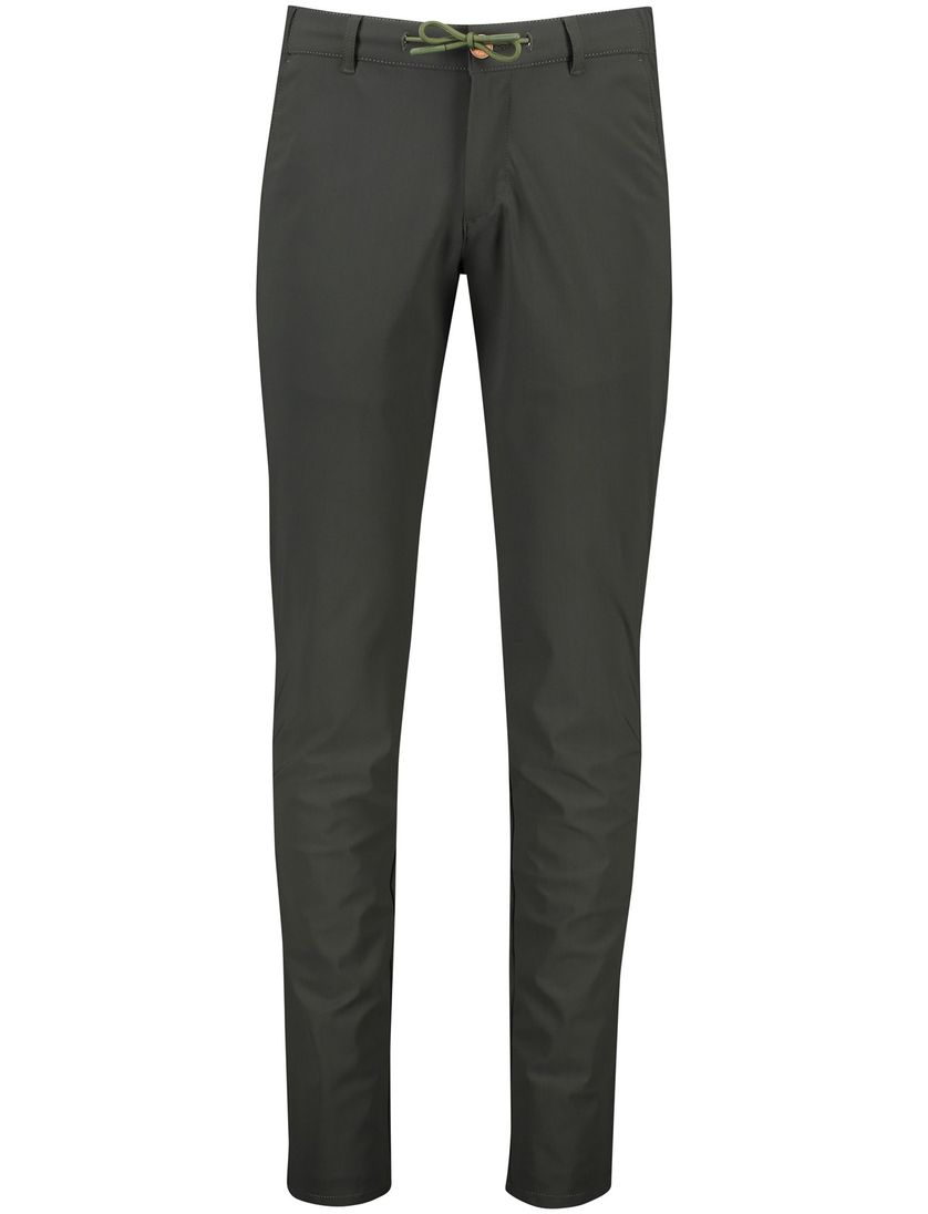 North84 Pantalon chino groen normale fit