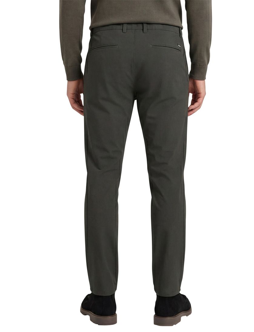 North84 Pantalon chino groen normale fit