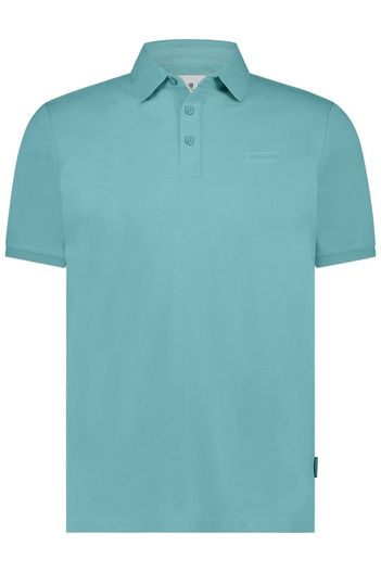 State of Art State of Art poloshirt blauw 3-knoops