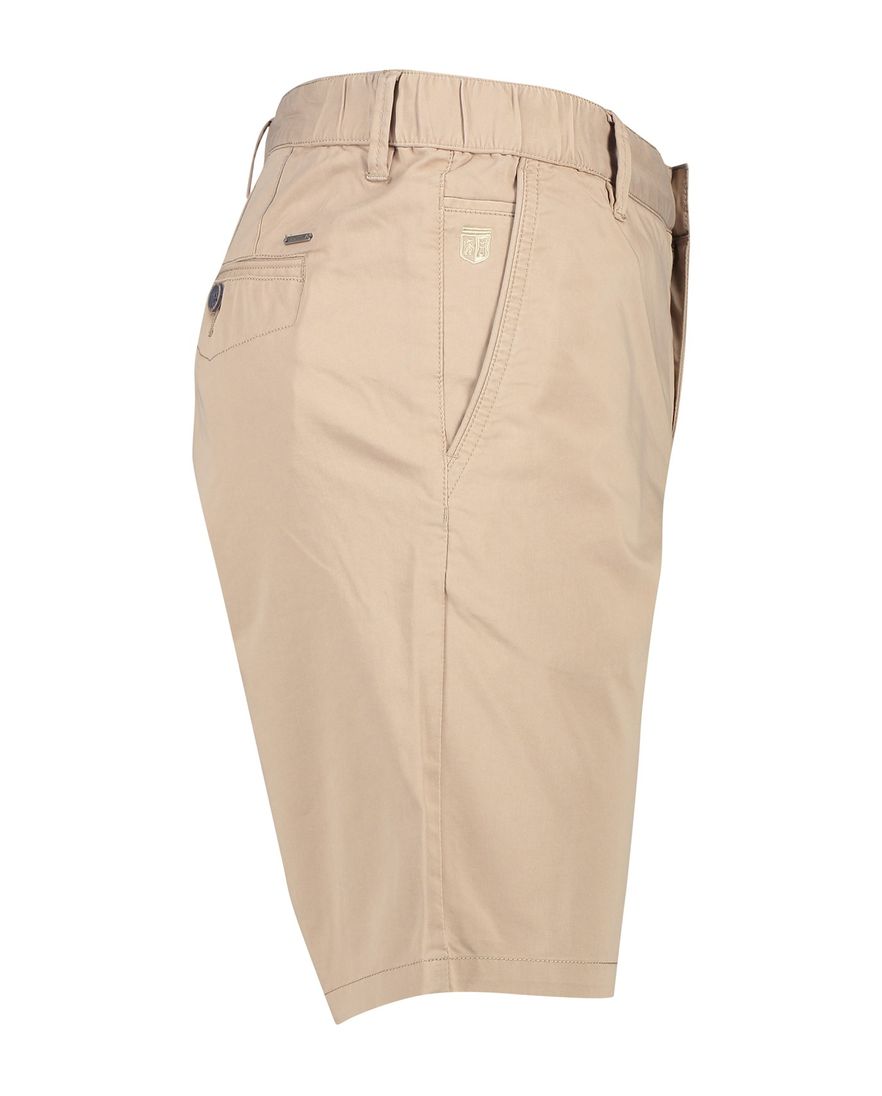 State of Art korte broek beige effen katoen