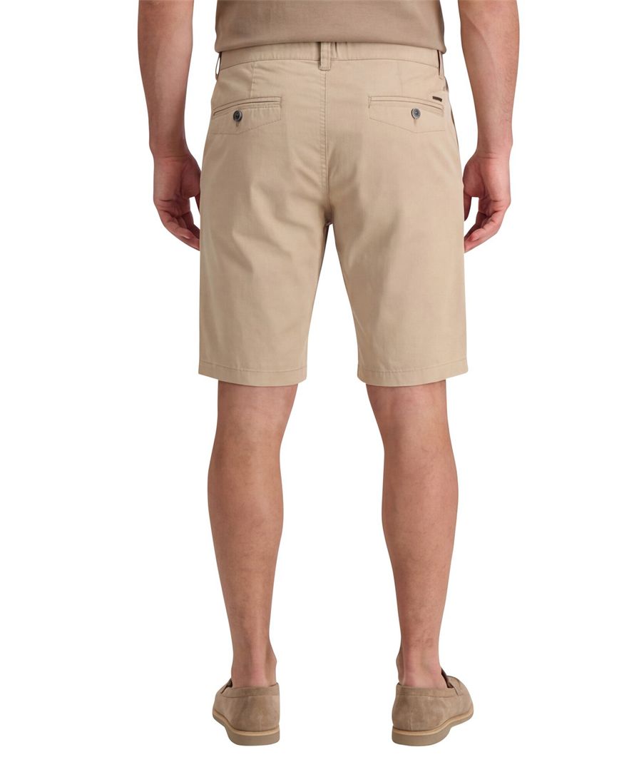 State of Art korte broek beige effen katoen