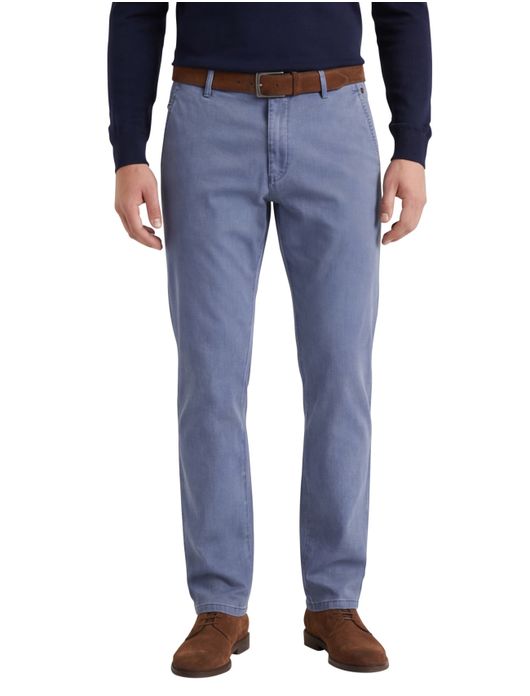 katoenen broek blauw Meyer Roma